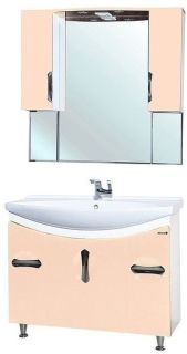 Тумба под раковину Bellezza Лагуна 105см бежевый 00000001368